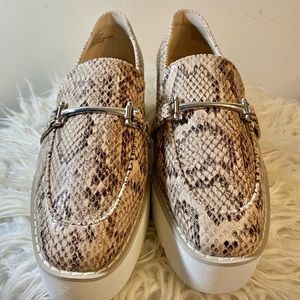 Just Fab Selena Snakeprint Wedge